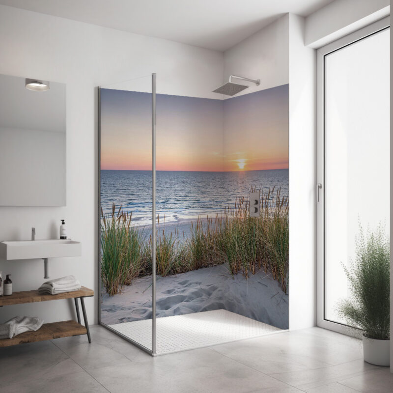 Corner shower set — Maritime