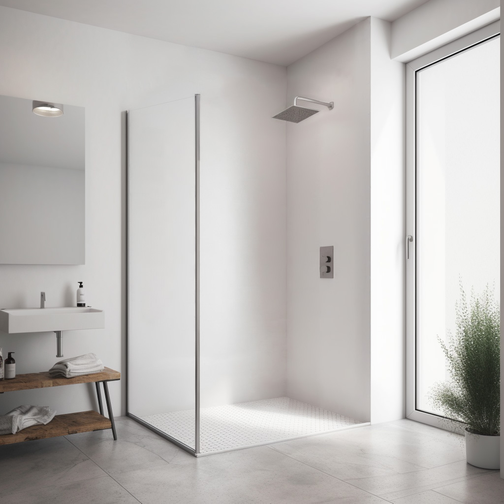 Shower panel — Solid colour