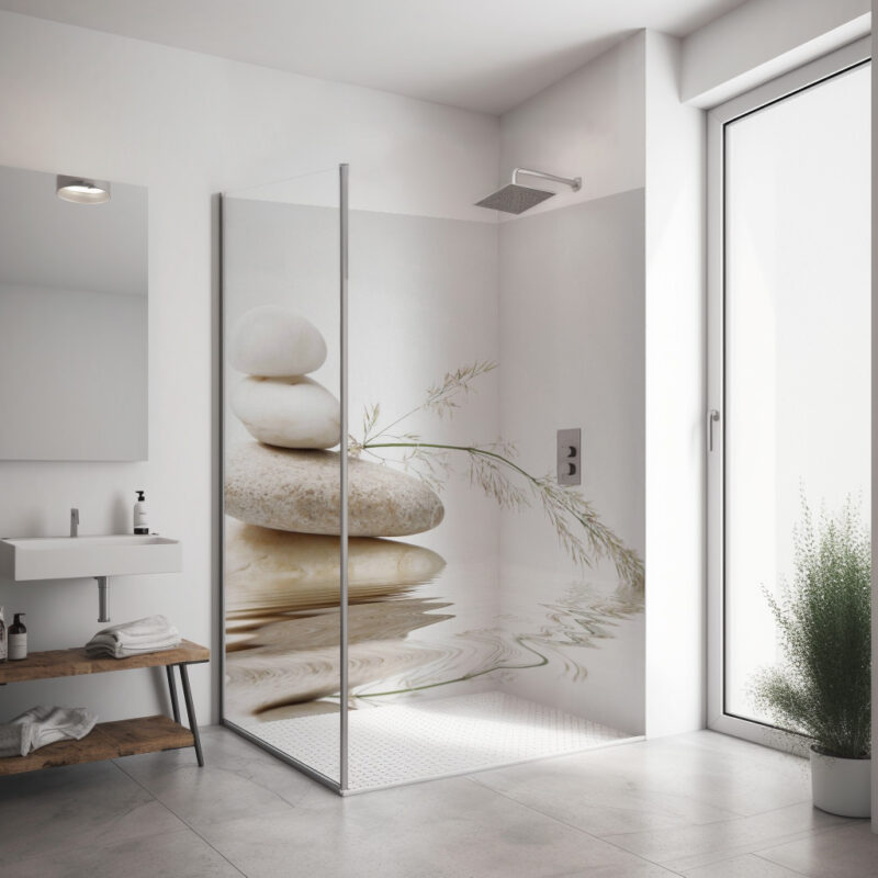Corner shower set — Zen