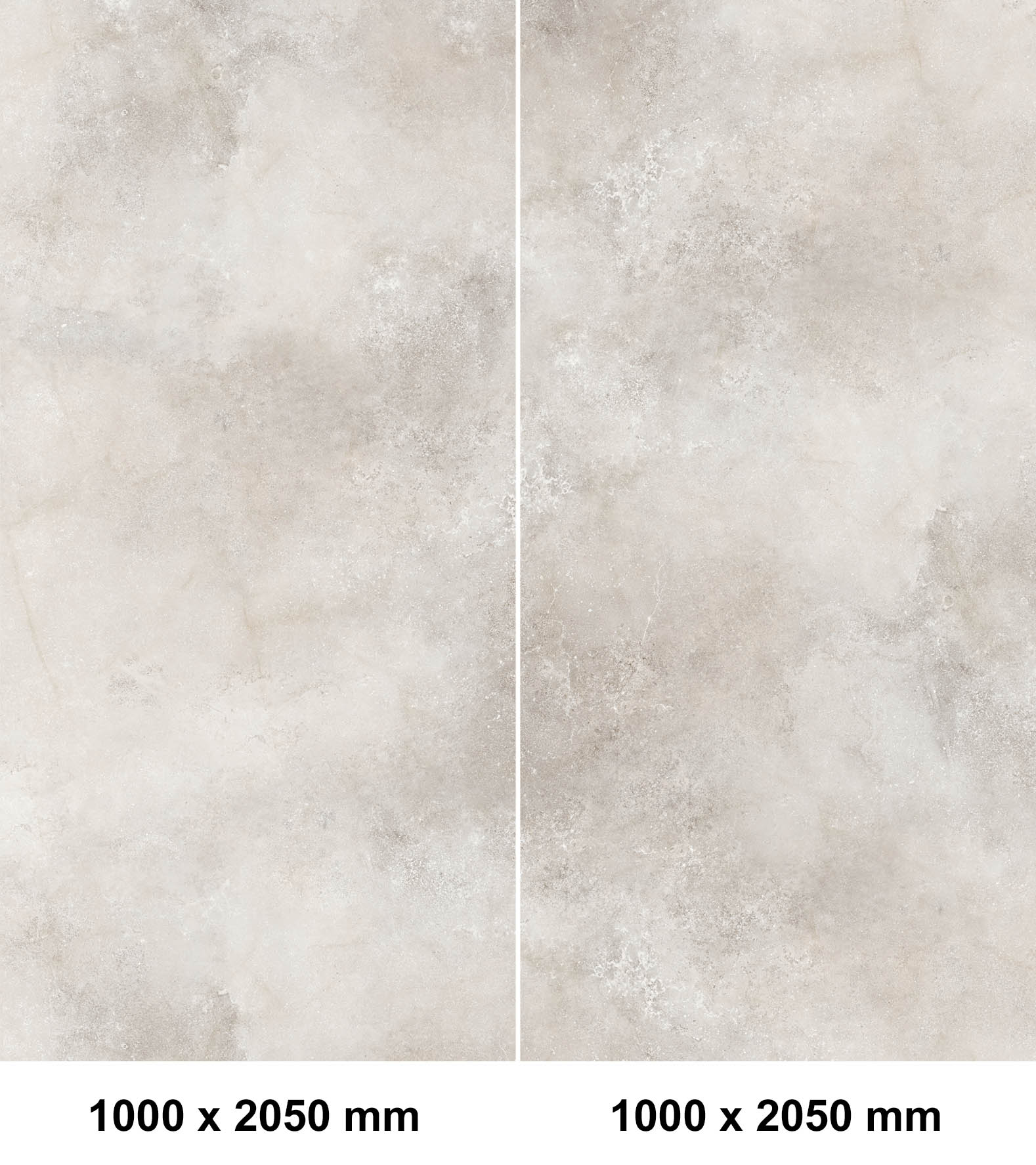 Corner shower set — Stone