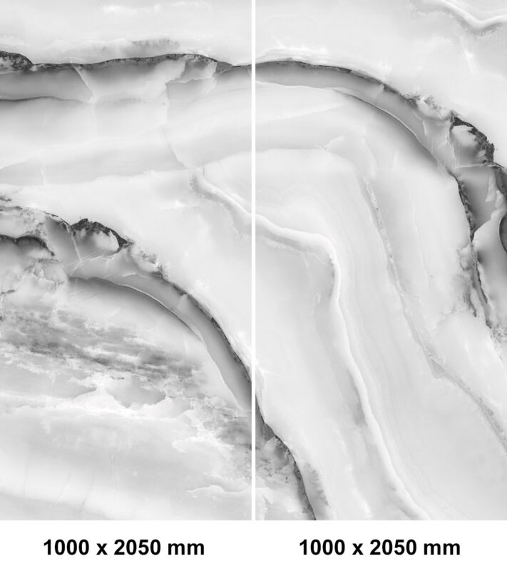 Corner shower set — Marble