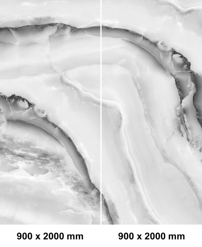 Corner shower set — Marble