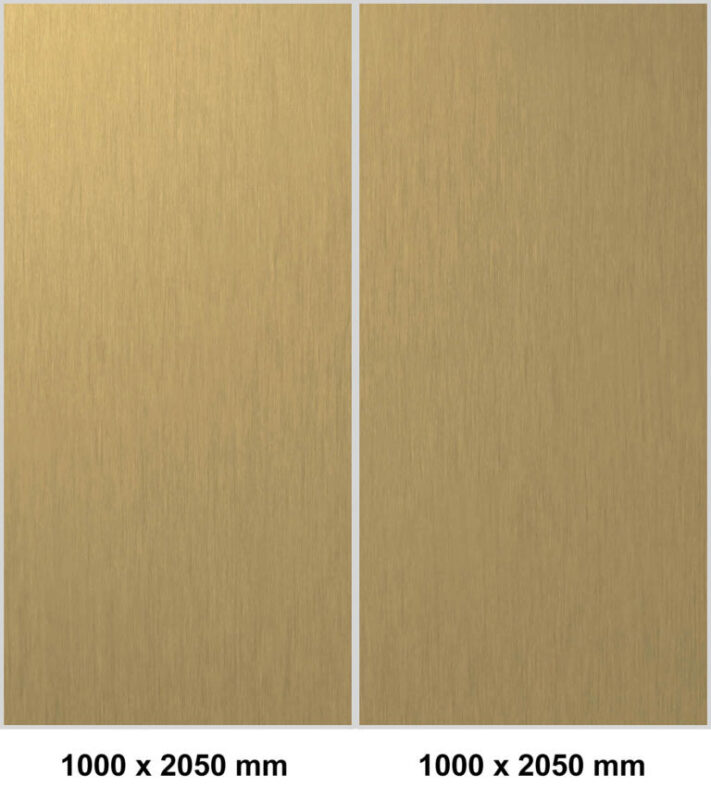 Corner shower set — Metal finish